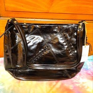 NWT HOBO Garner black leather